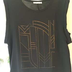 Zara Black Top- New with Tags